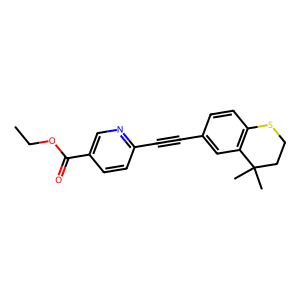 Structure of Tazarotene