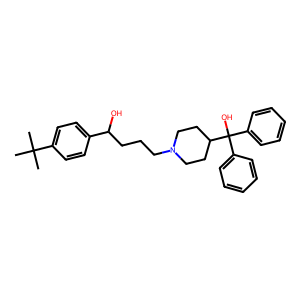 Structure of Terfenadine