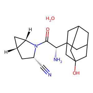 Structure of Saxagliptin Monohydrate