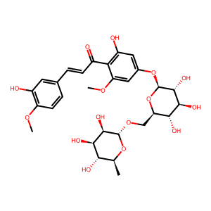 Structure of Hesperidin methylchalcone